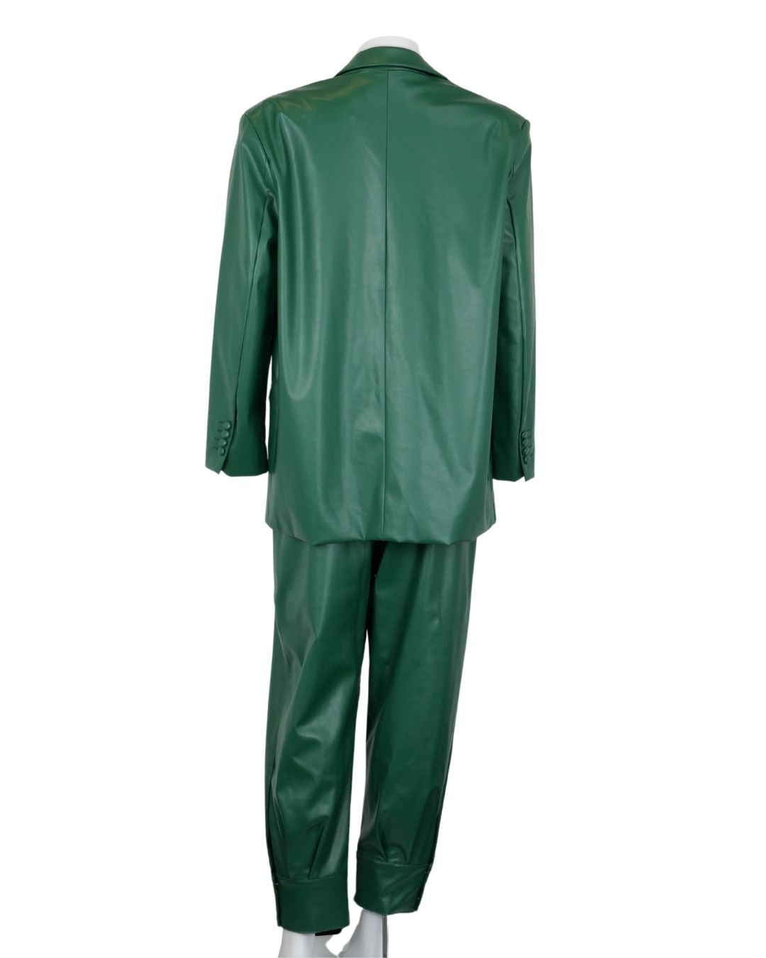 Forever Unique Green PU Suit - Size 8 - Preloved