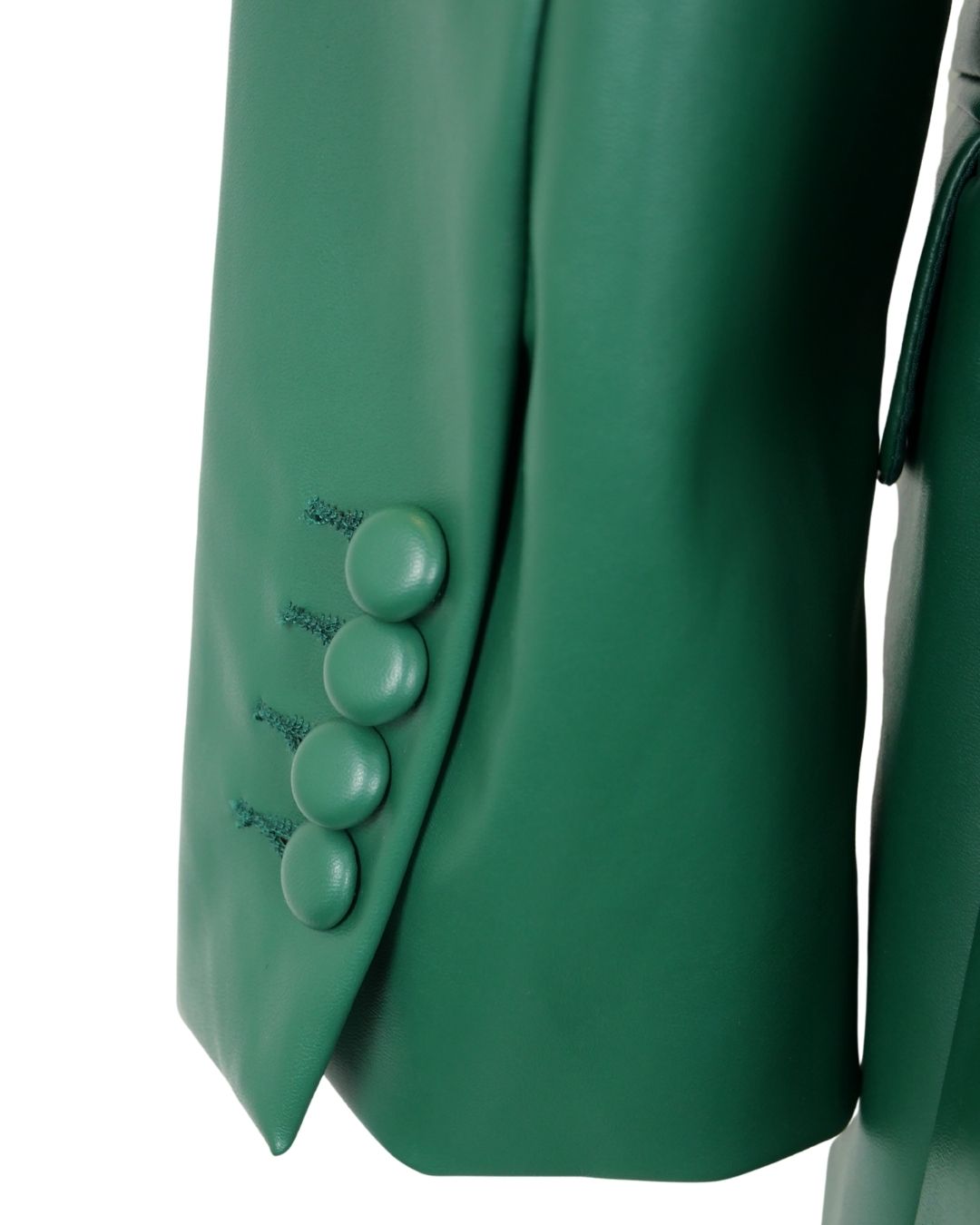 Forever Unique Green PU Suit - Size 8 - Preloved