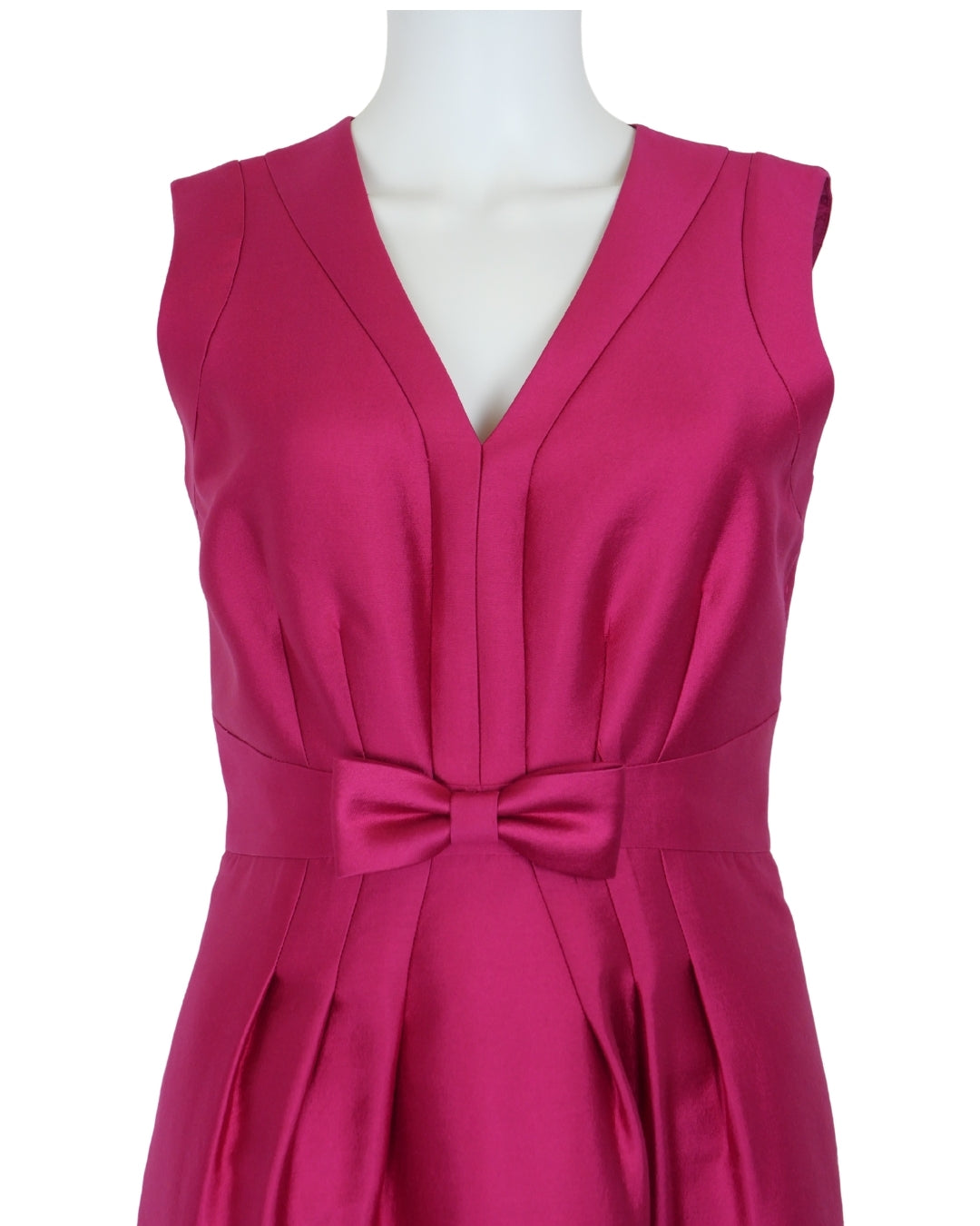Hobbs Bow-Waist Satin Sheath – Size 10 – Preloved