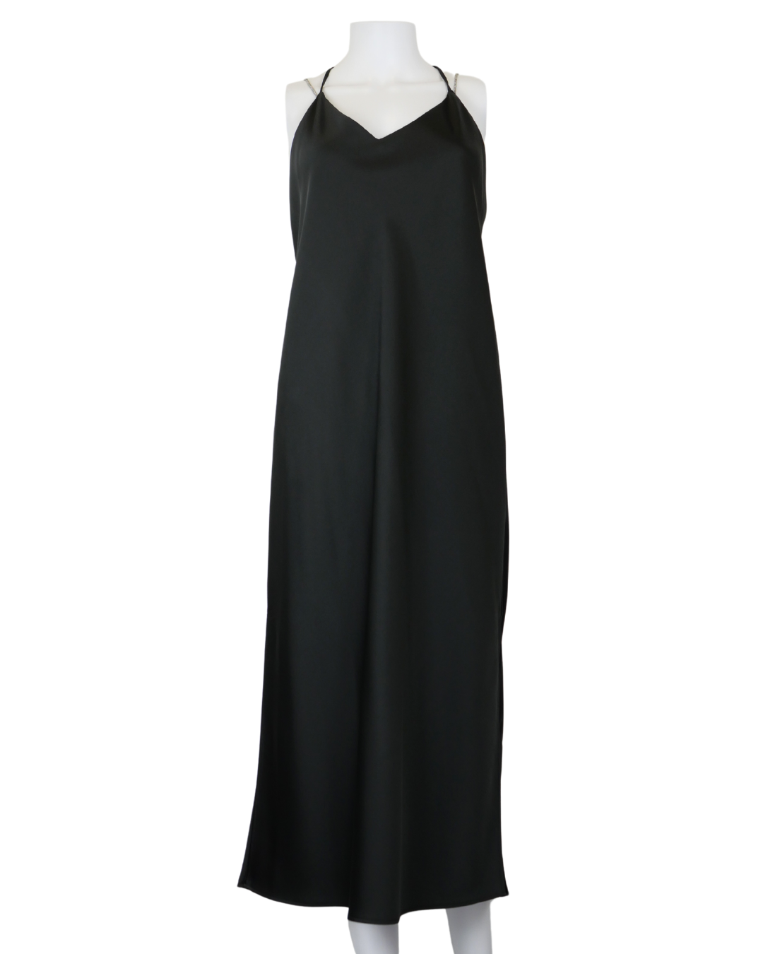 Boss Dechana Chain Strap Satin Slip Dress – Size 10 – New