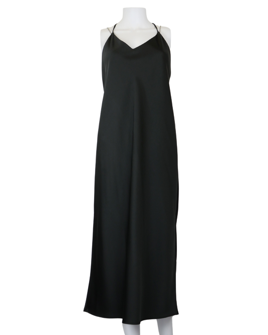 Boss Dechana Chain Strap Satin Slip Dress – Size 10 – New