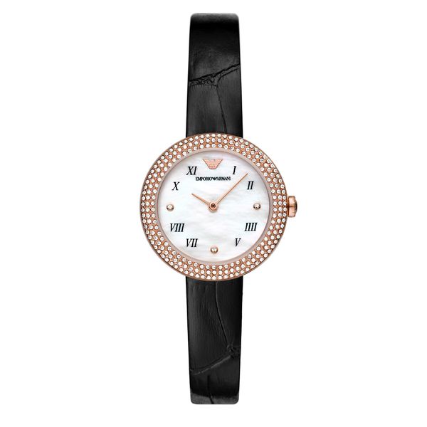 Emporio Armani Ladies Rose Gold Tone Watch - New