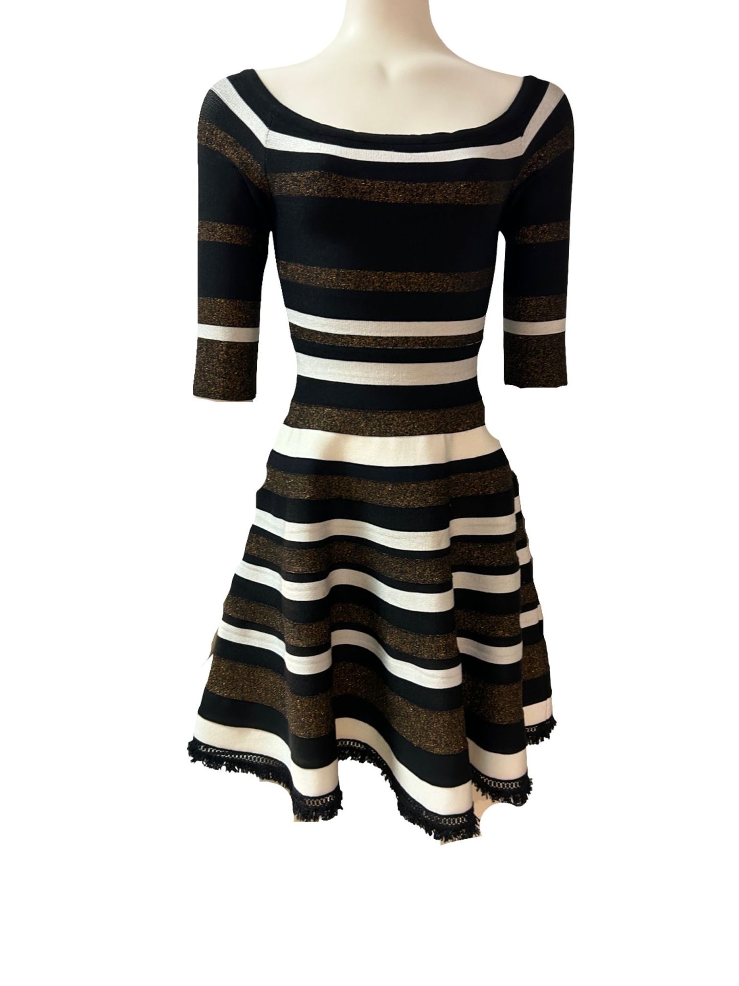 Forever Unique Stripe Dress - Size - 8 -- New