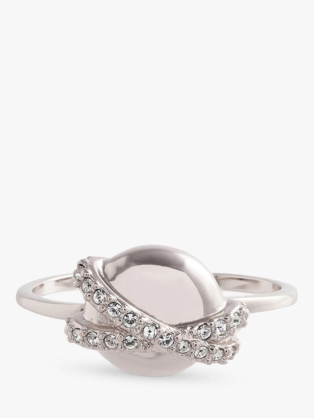 Olivia Burton Silver Planet Ring - New - One Size