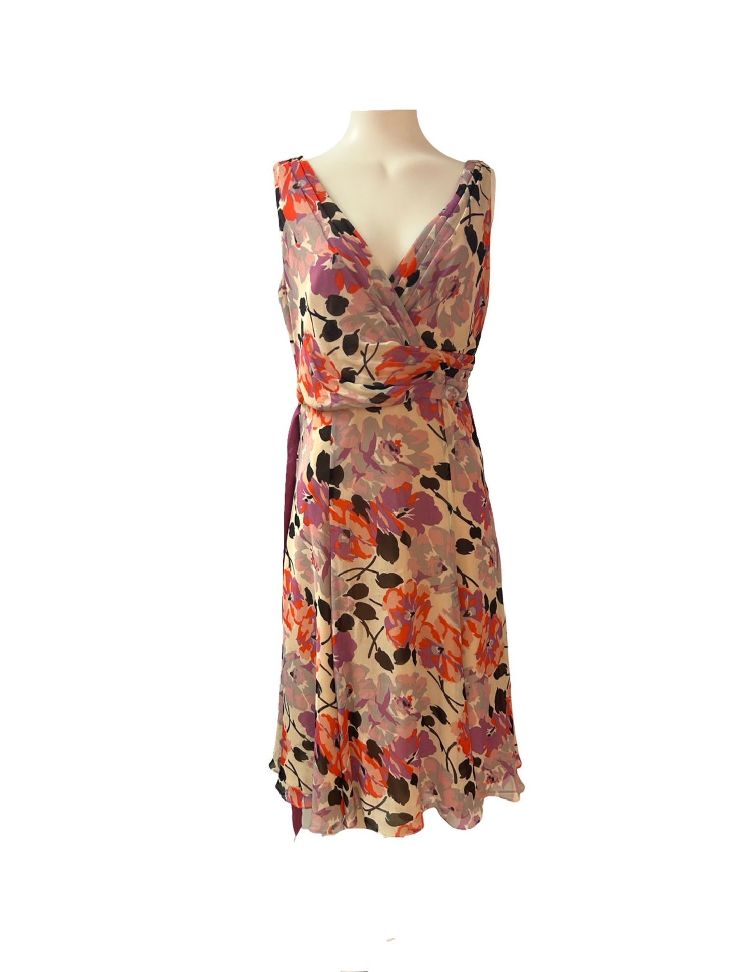 Hobbs Floral Dress - Size -10 - Preloved