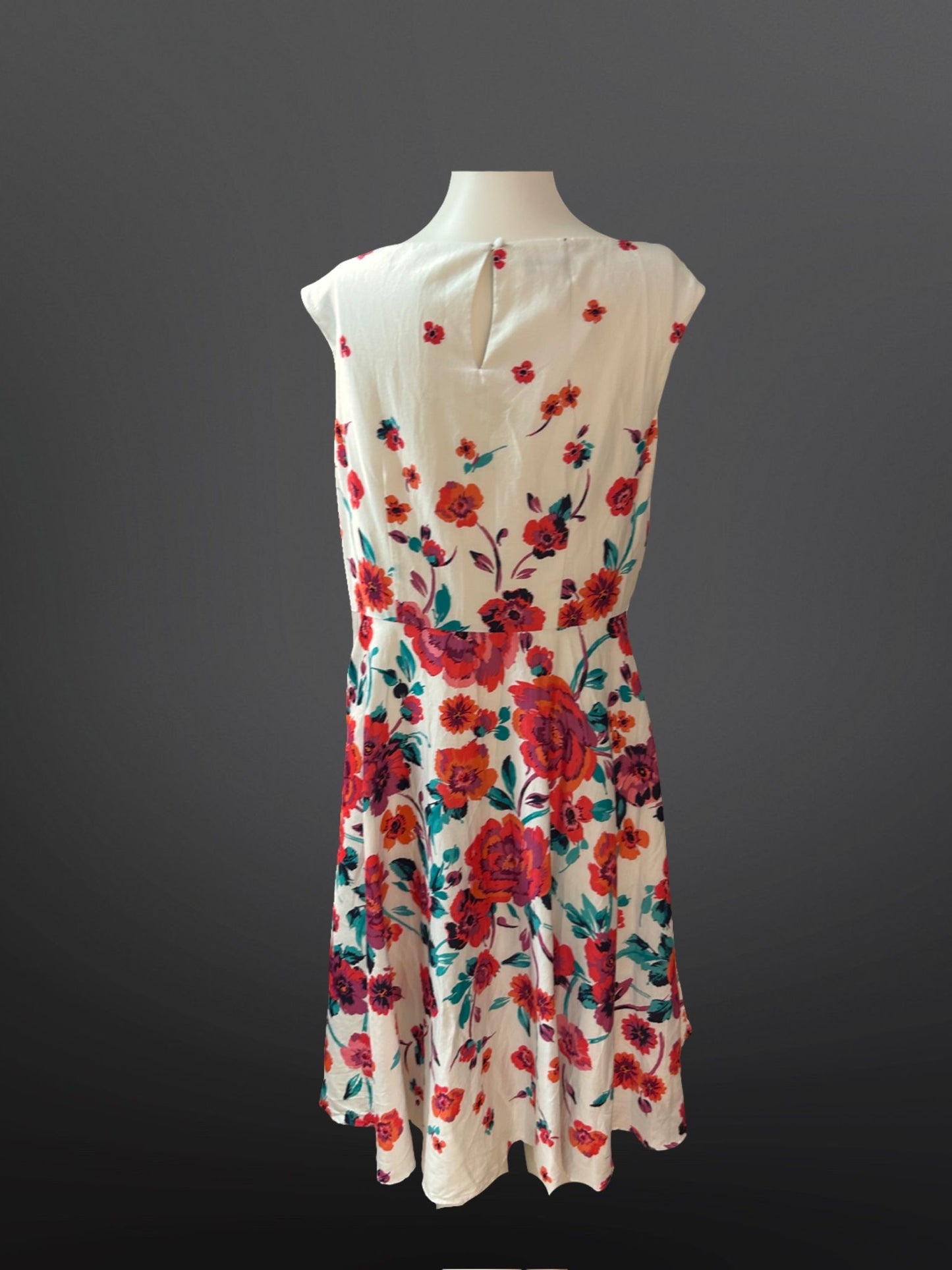 Monsoon Floral Dress - Size - 12- Preloved
