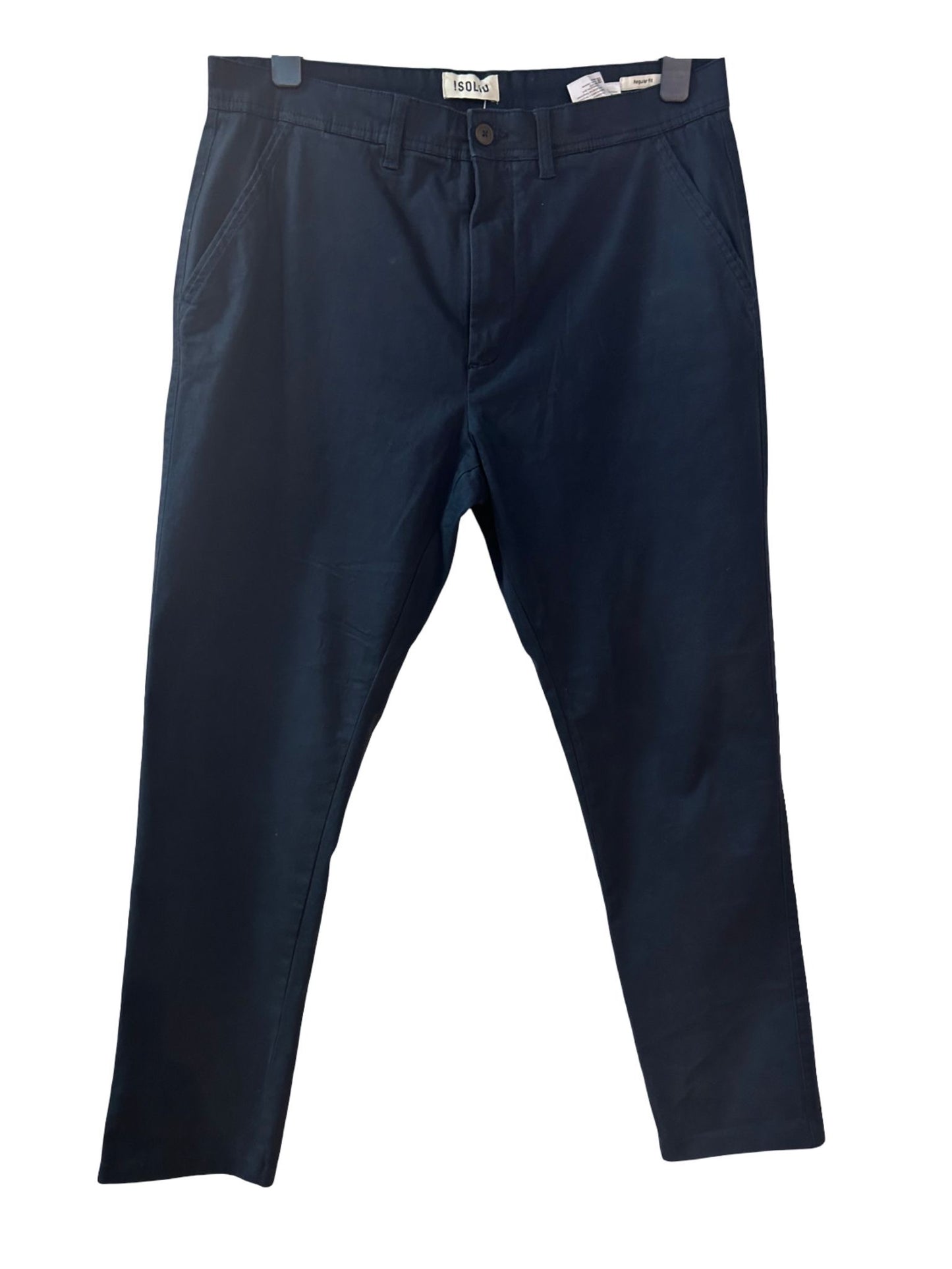 ! Solid Navy Trousers - Size W36 L 32 _- Preloved