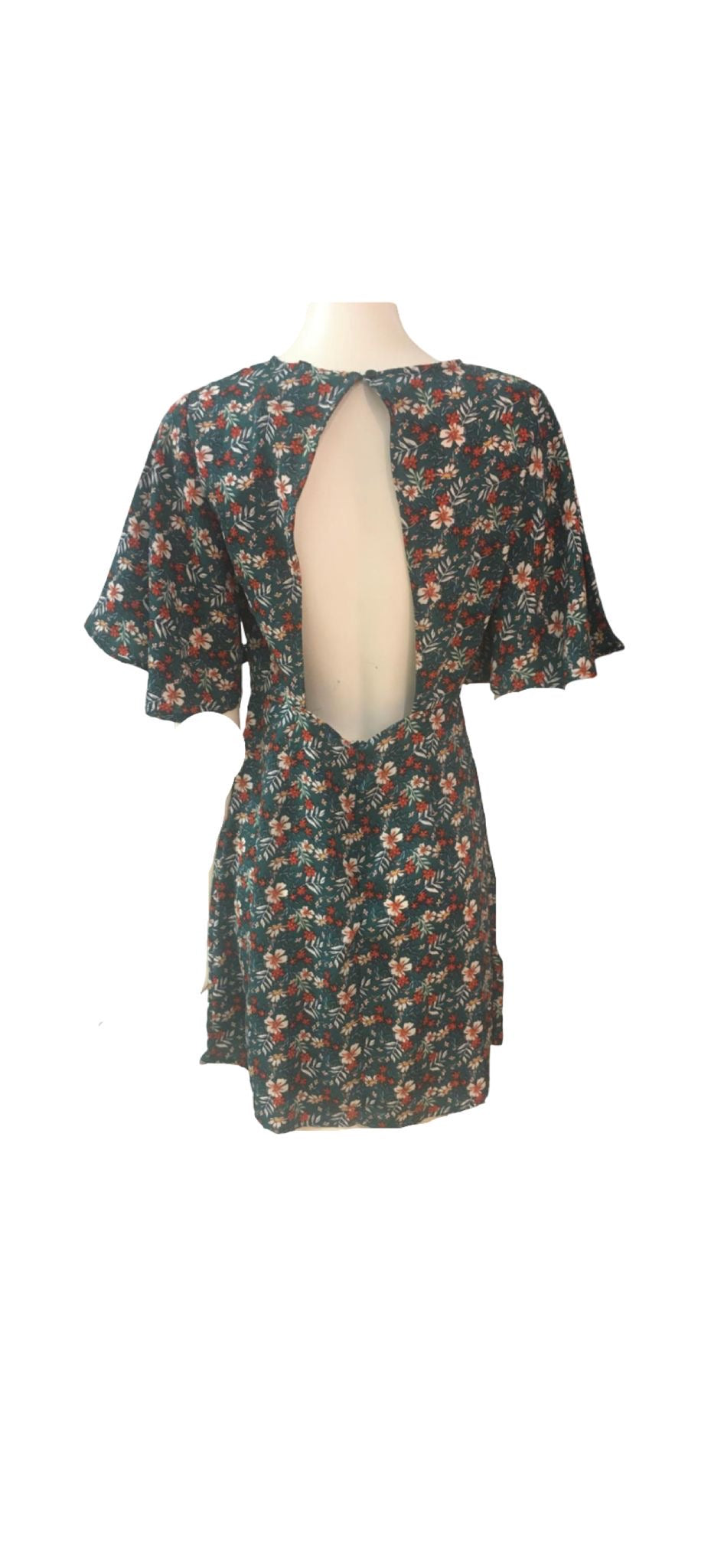 In Vogue Paris Floral Dress - Size - M - Preloved