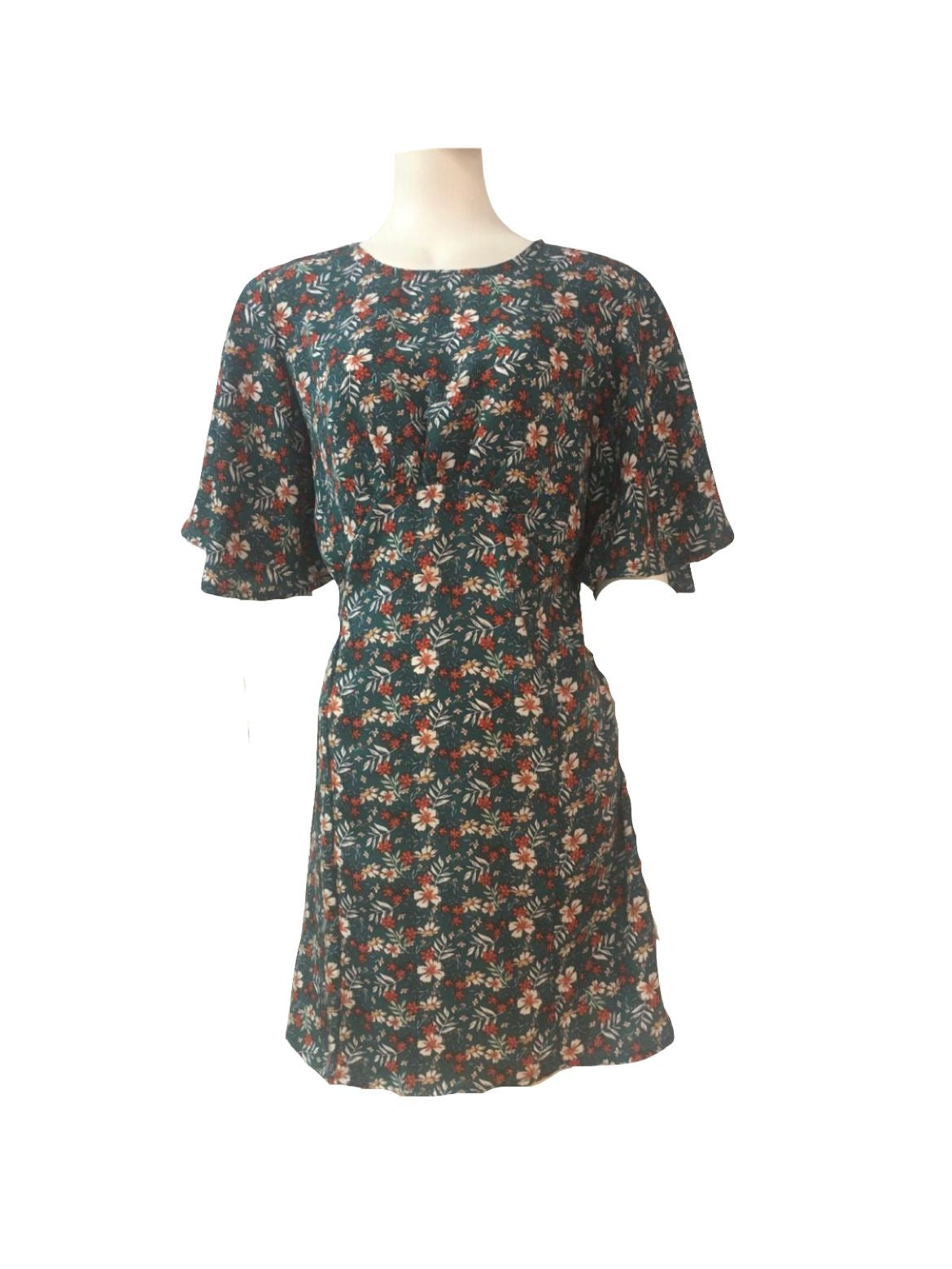 In Vogue Paris Floral Dress - Size - M - Preloved
