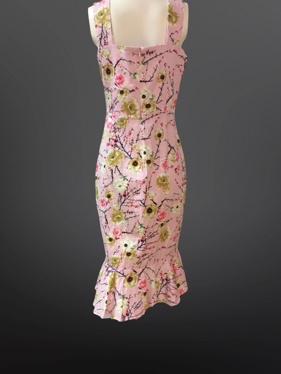 Joe Browns Pink Floral Dress - Size - 10 -Preloved