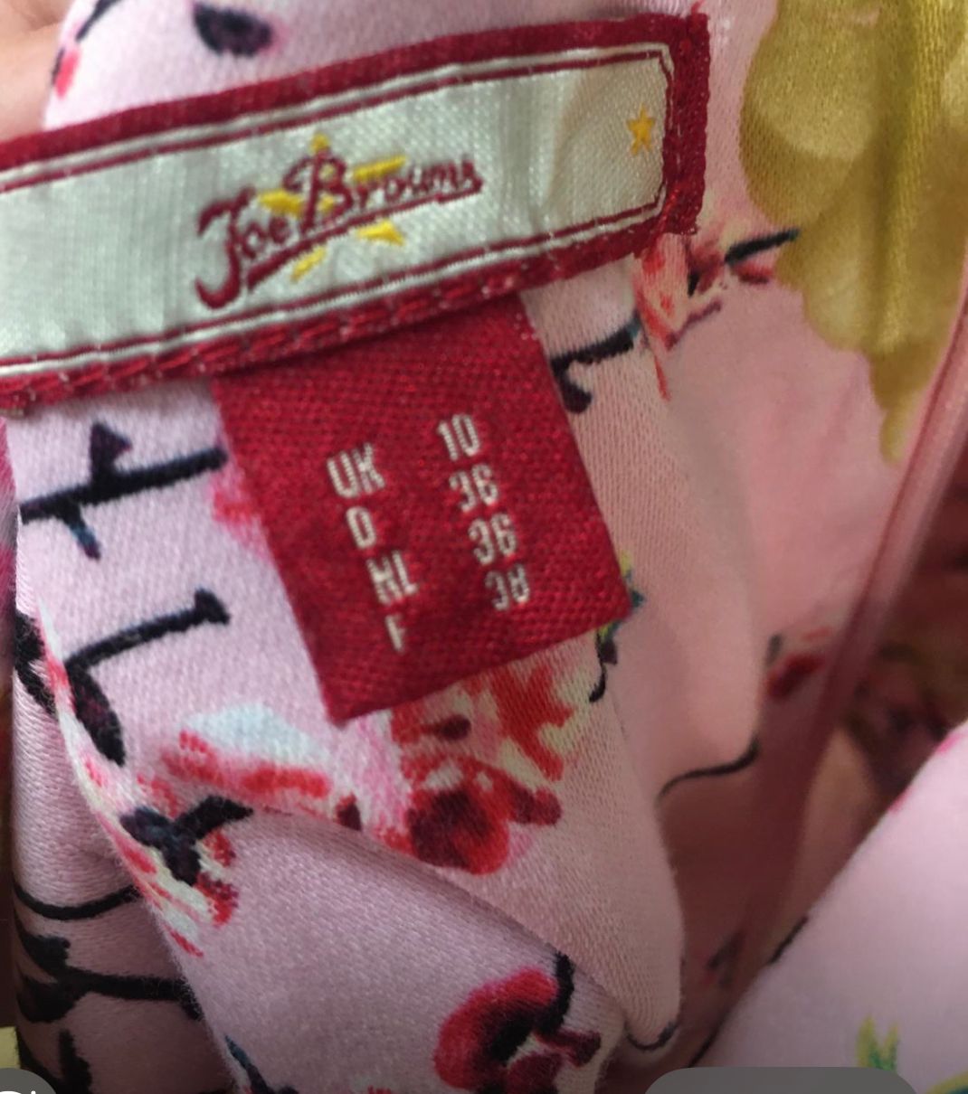 Joe Browns Pink Floral Dress - Size - 10 -Preloved