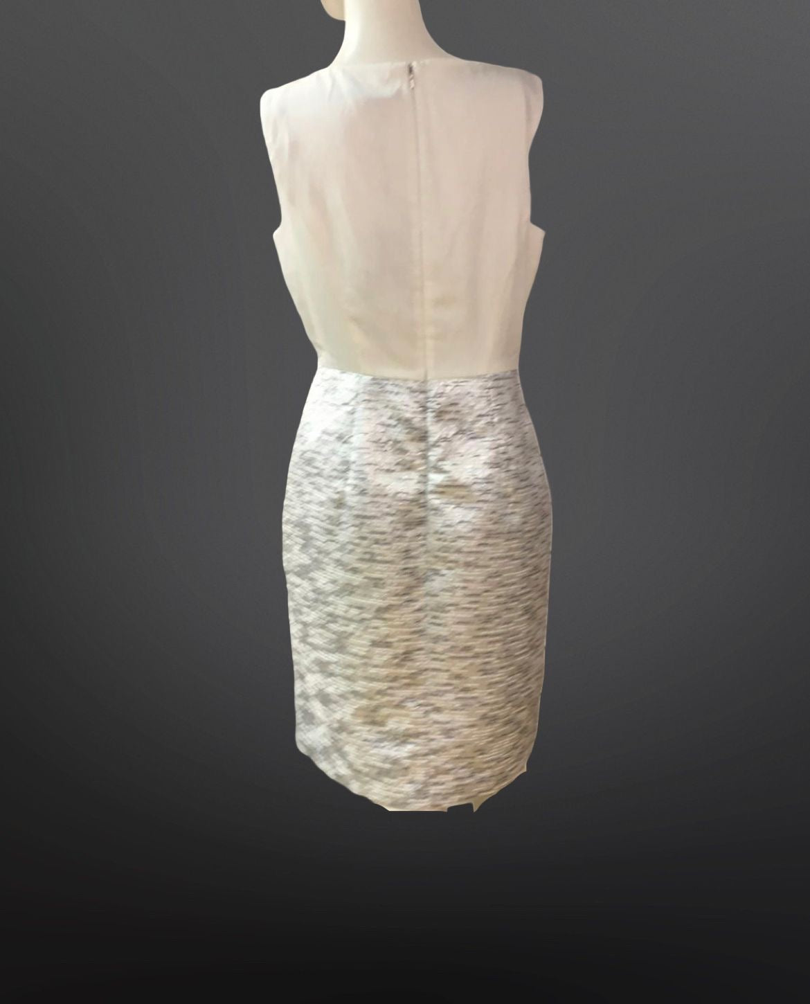 M & S White Mix Dress - Size - 12 -New Tags