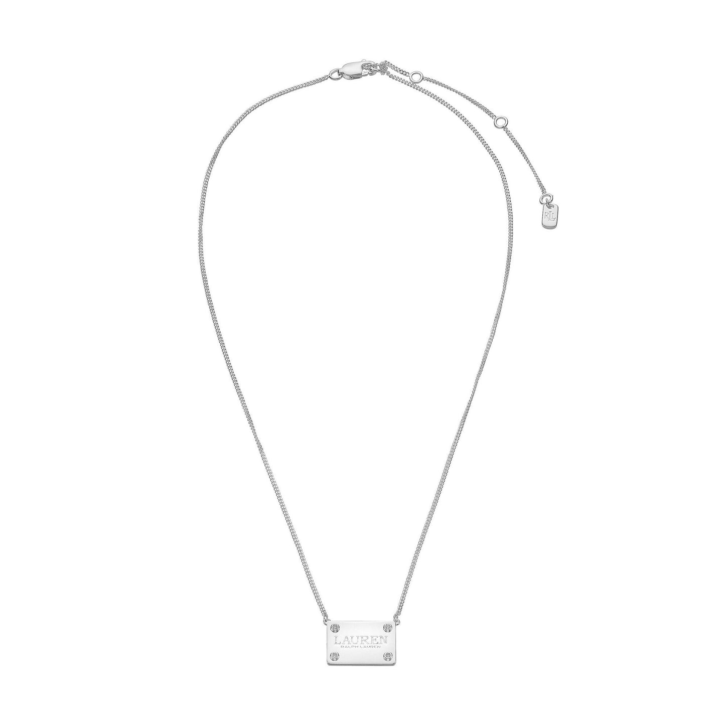 Lauren Ralph Lauren Silver Crystal Necklace - New tags