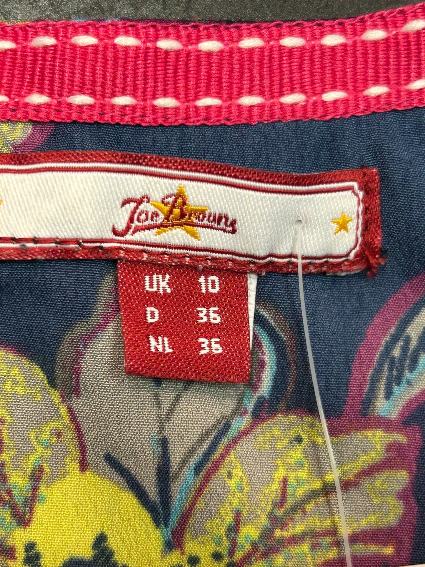 Joe Browns Navy Floral Dress - Size 10 - Preloved