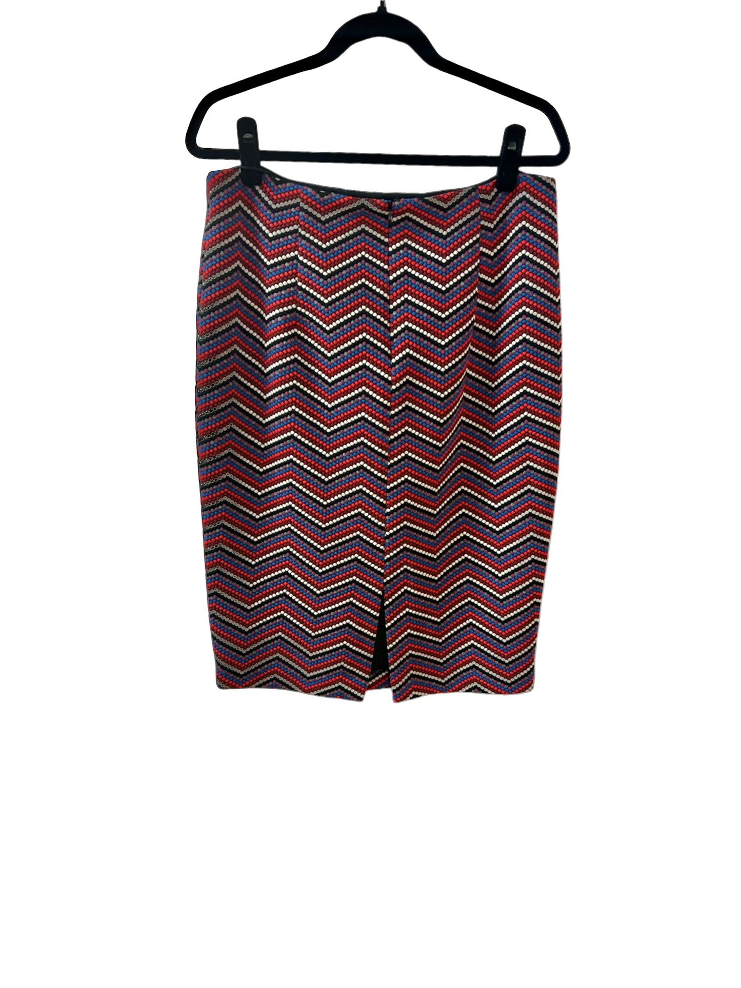 Traffic People Clara Jacquard Pencil Skirt - Size XL - Preloved