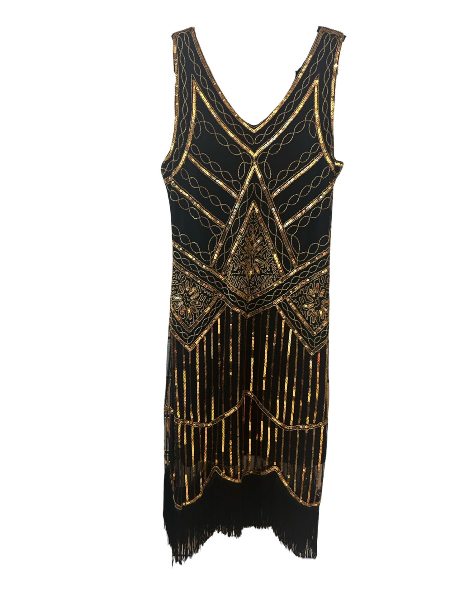 Urban Renewal One-Of-A-Kind Sequin Tassel Dress - Sixe XXXL - Preloved