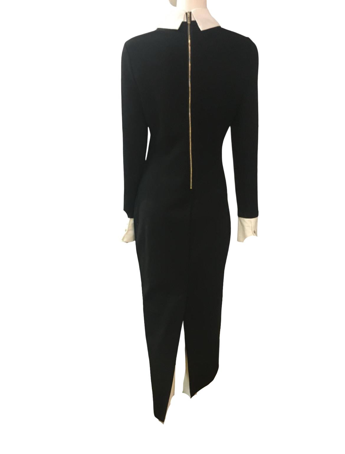 Karen Millen Jersey Midi Dress - Size S - Preloved