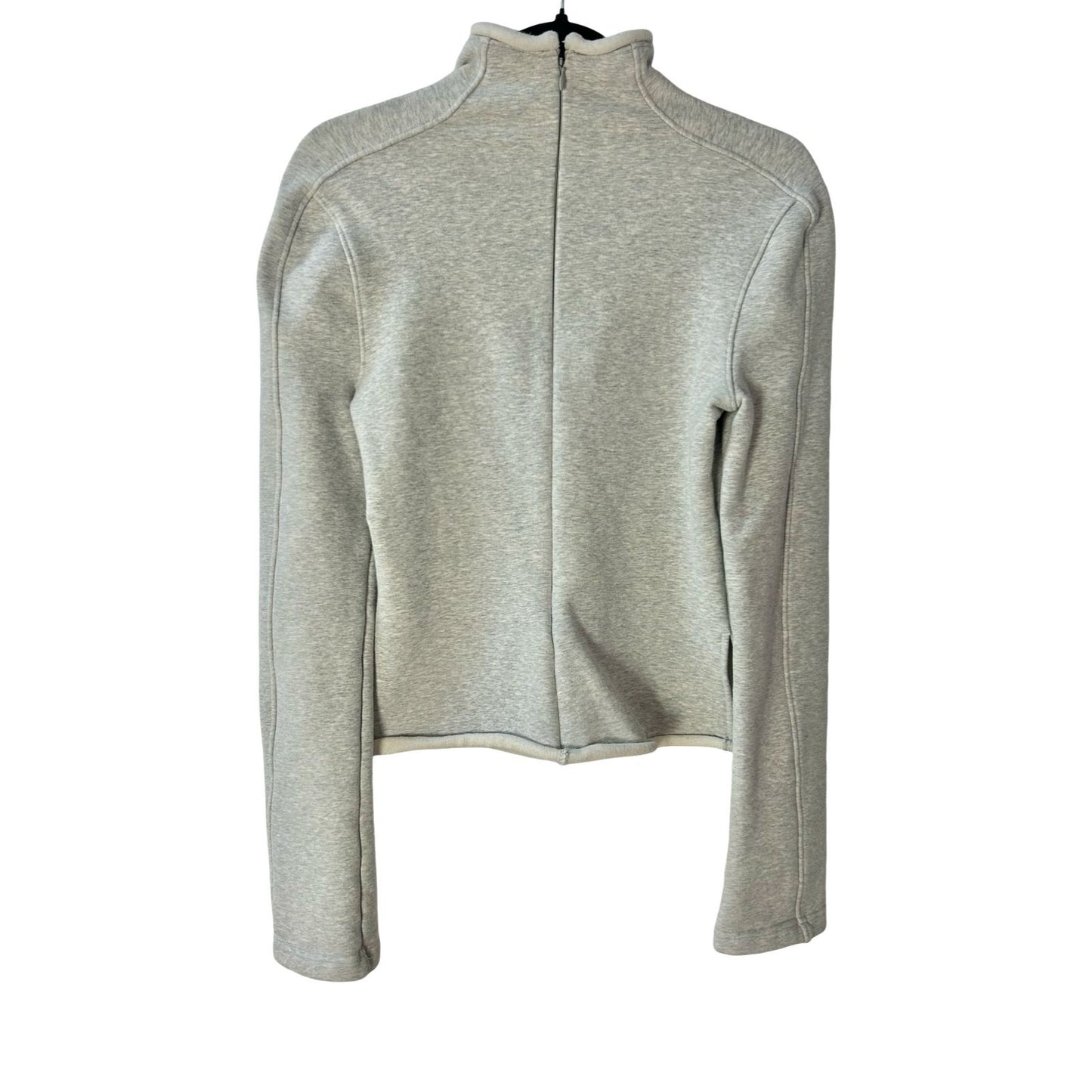 Alexander Wang Light Grey Zip Up Top - Size S