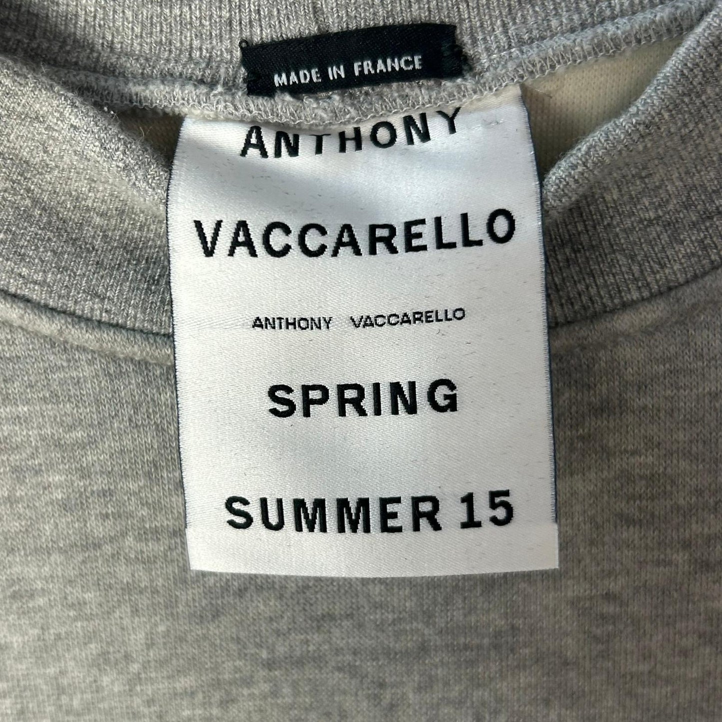 Anthony Vaccarello Grey Sweatshirt - Size UK 8
