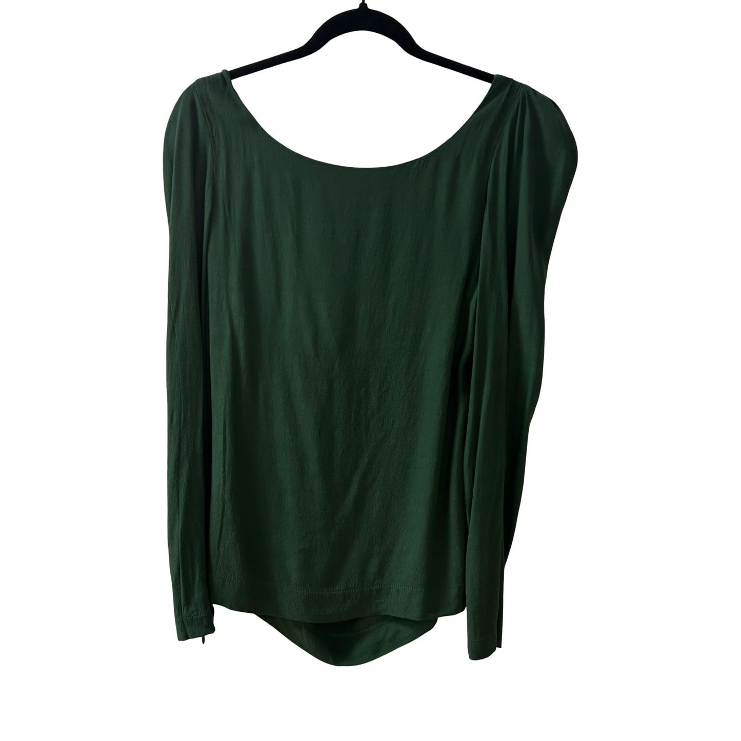 Vivienne Westwood Green Draped Blouse Top - Size UK 8