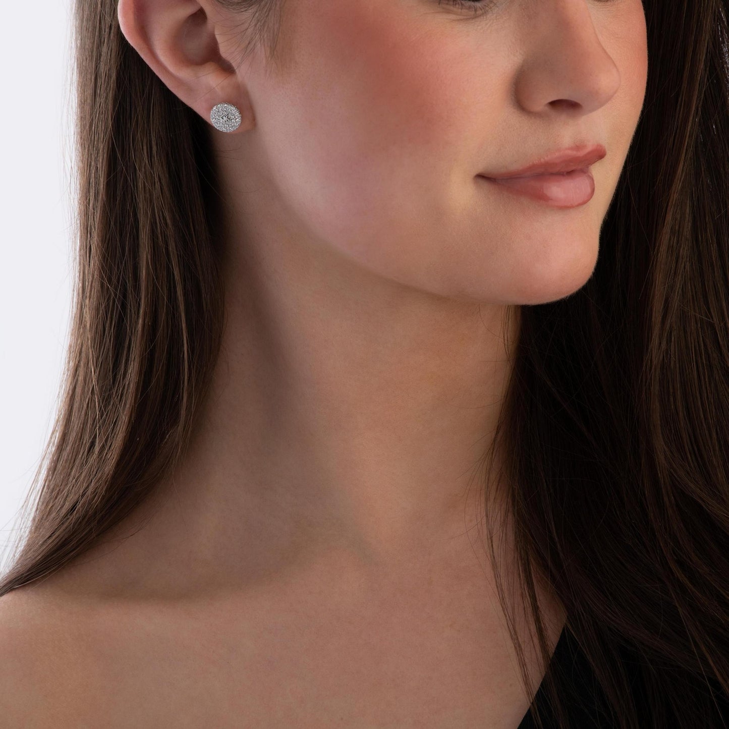 Michael Kors Brilliance Silver Cubic Zirconia Stud Earrings - New in Box