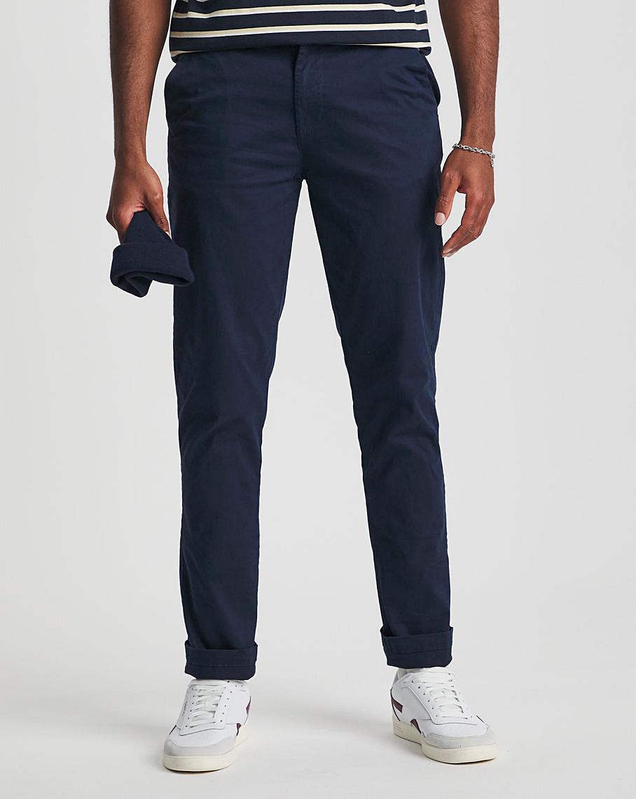 Jacamo Navy Stretch Skinny Chino - New Tags