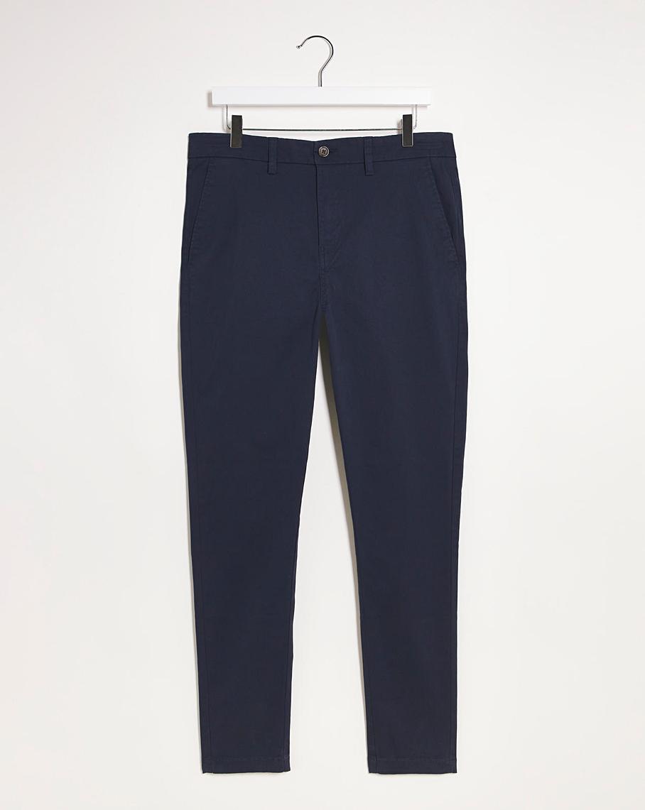 Jacamo Navy Stretch Skinny Chino - New Tags