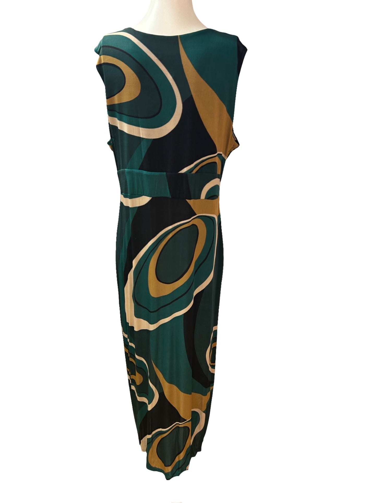 Phase Eight Long Jersey Dress - Size -18 - Preloved