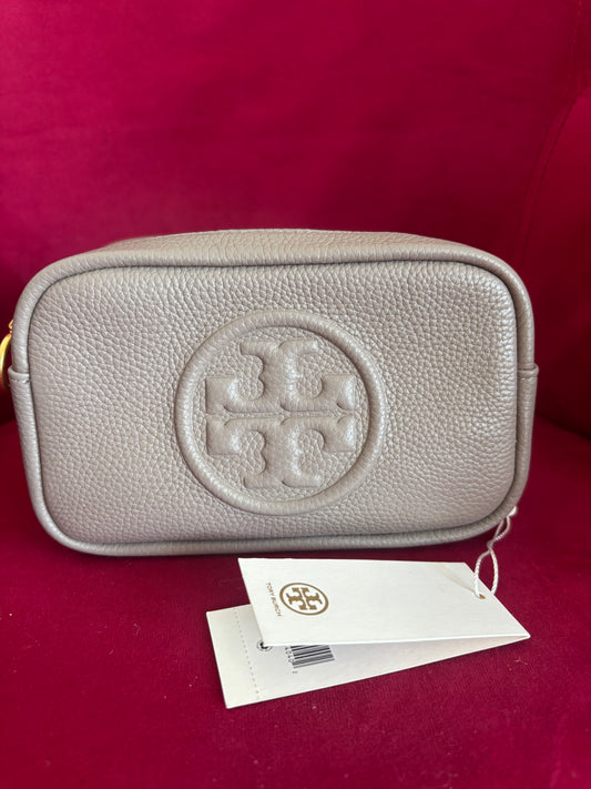 Tory Burch Grey Perry Bombe Mini Bag -New Tags