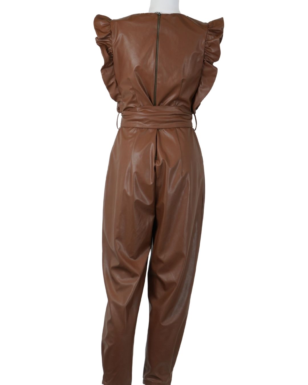 Forever Unique Brown Jumpsuit Size 8 