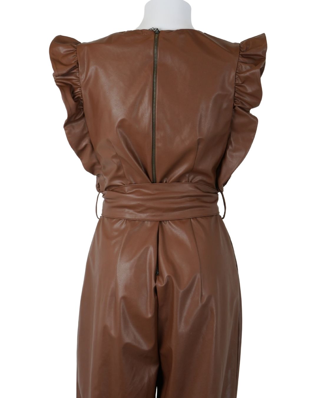 Forever Unique Brown Jumpsuit Size 8 