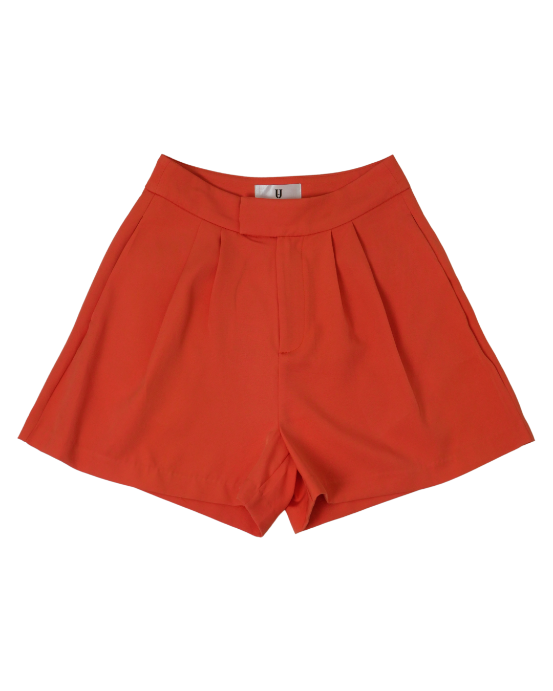 Forever Unique Coral High-Waisted Tailored Shorts – Size 8 – New with Tags