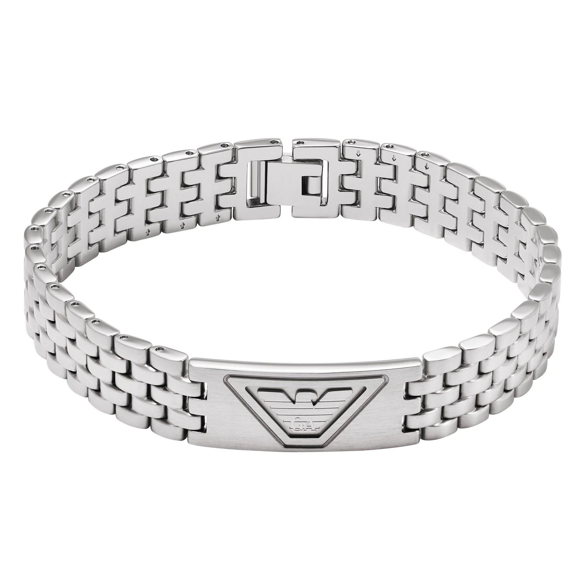 Emporio Armani Stainless Steel Eagle Logo Bracelet - New Tags