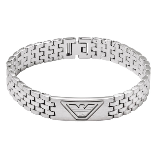 Emporio Armani Stainless Steel Eagle Logo Bracelet - New Tags