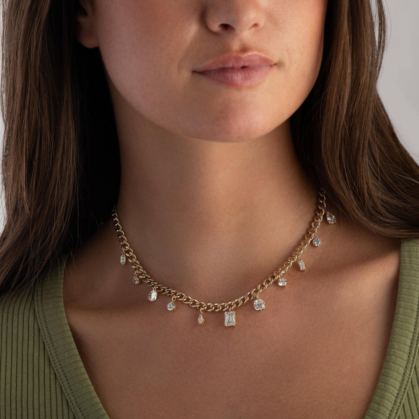 Swarovski Dextera Gold Tone Necklace - New in Box 