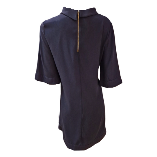 River Island Francoise Navy Dress - Size 14 - New Tags