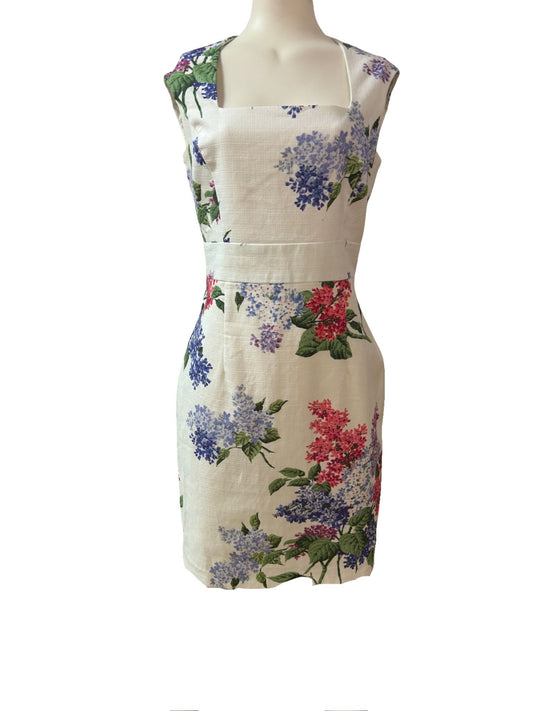 Phase Eight Floral Dress - Size 12 - Preloved 