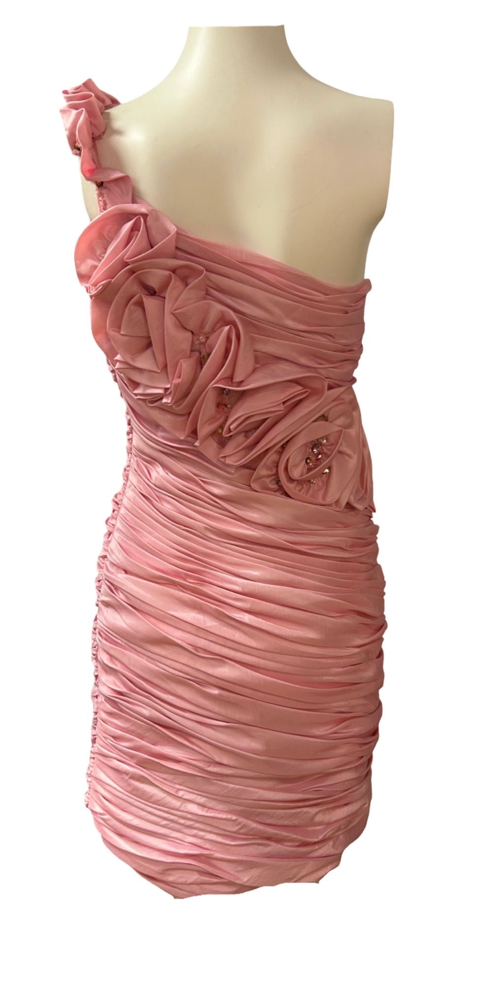 Gino Cerruti Pink Mini Cocktail Dress - New Tags - Size - L