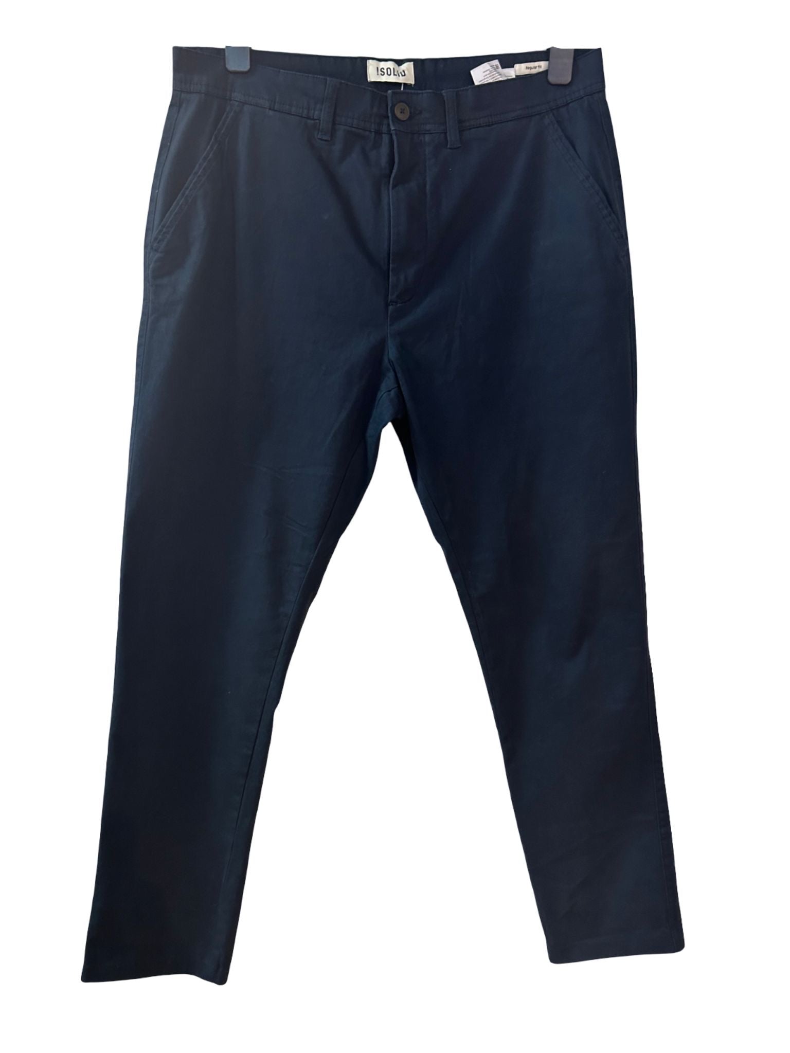 ! Solid Navy Trousers - Size W36 L 32 _- Preloved 