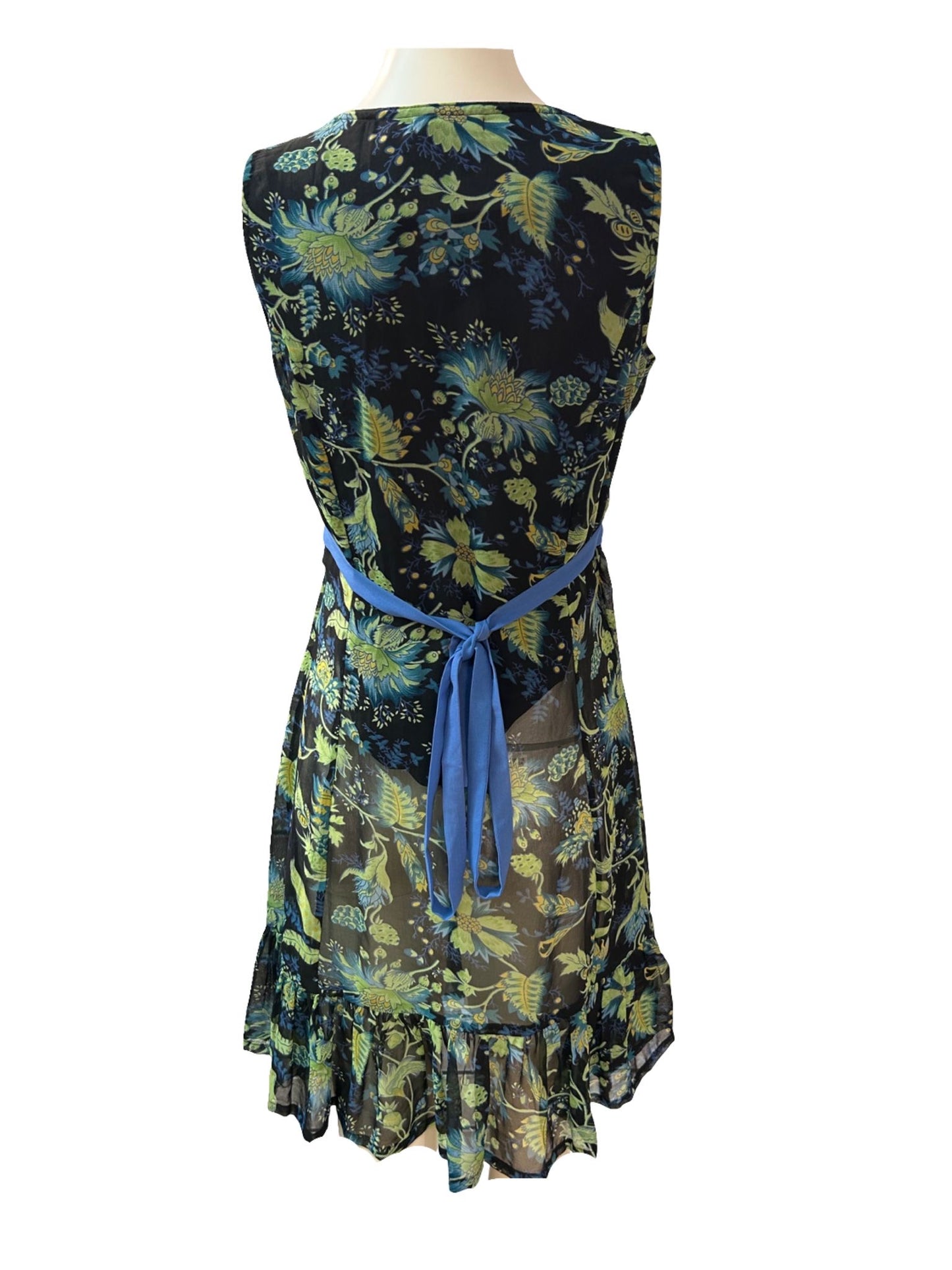Joe Browns Green Floral Dress -Size -10-New Tags