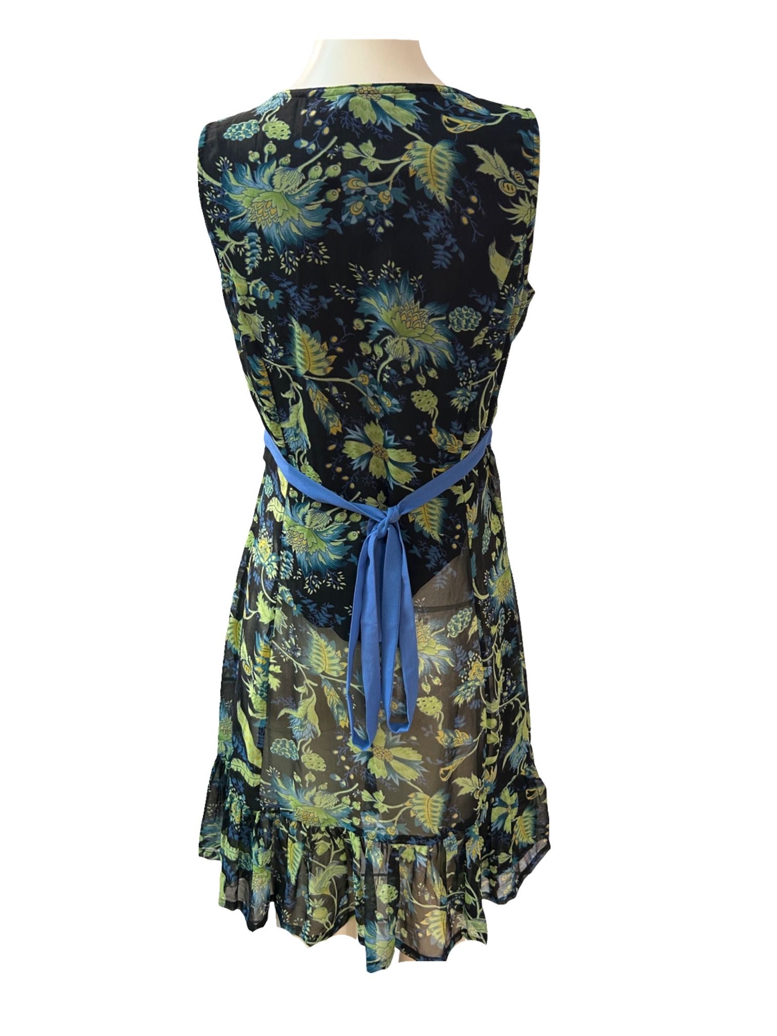 Joe Browns Green Floral Dress -Size -10-New Tags