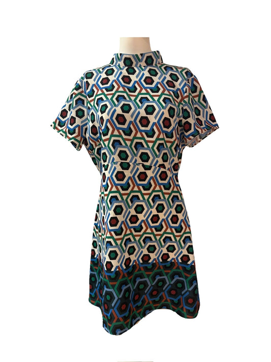 Zara Geometric Dress - Size - M - New Tags
