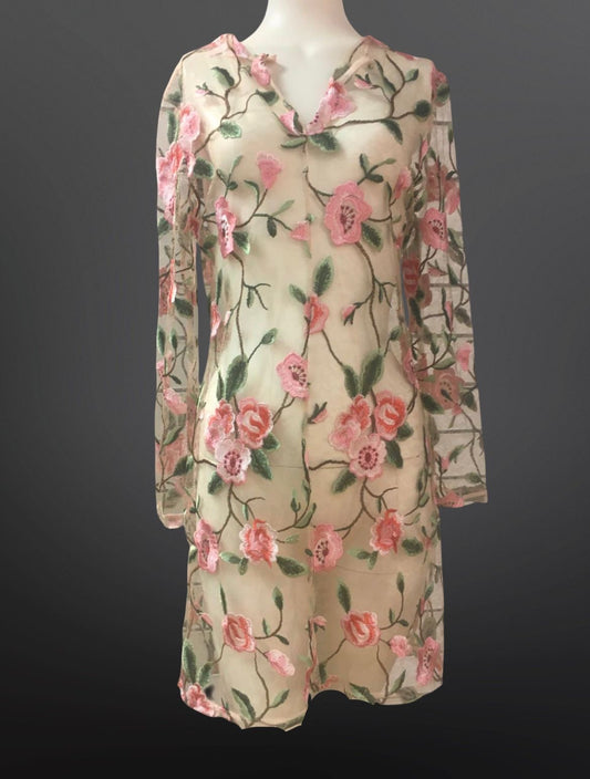 Miss Selfridge Petite Dress - Size -12 -Preloved 