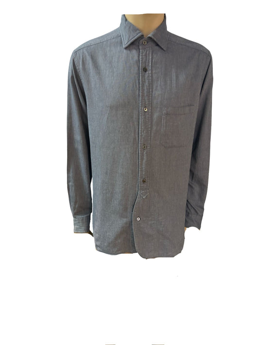 Nigel Cabourn Faded Blue Denim Shirt - Size 54 - Preloved