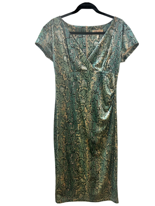 Tatyana Snake Pattern Dress - Size L - New with Tags