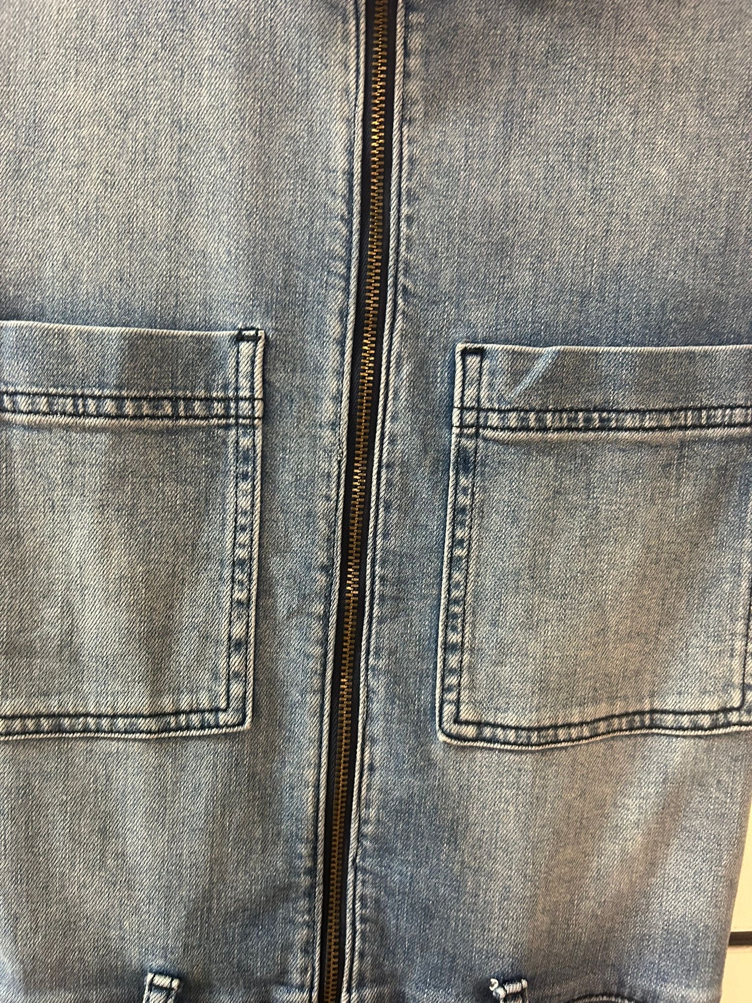 Hush Joanie Denim Playsuit - Size 8 - Preloved