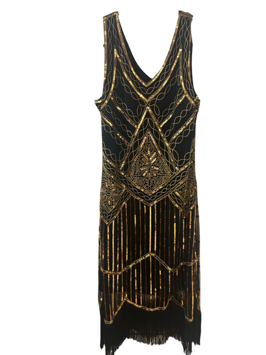 Urban Renewal One-Of-A-Kind Sequin Tassel Dress - Sixe XXXL - Preloved