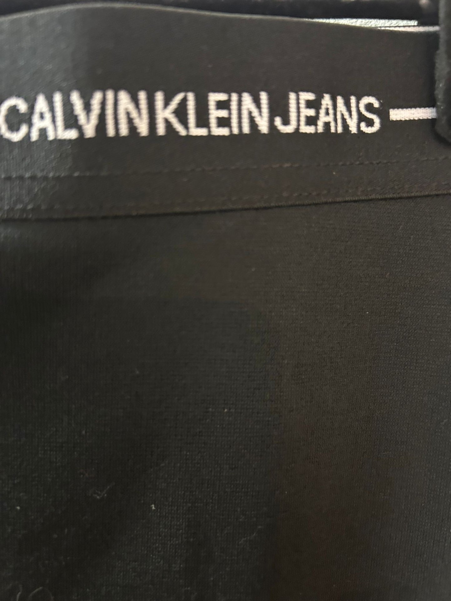 Calvin Klein Jeans Black Skirt - Size L - Preloved