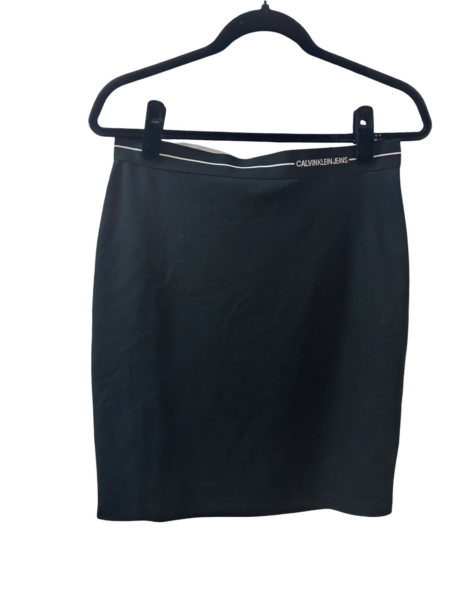 Calvin Klein Jeans Black Skirt - Size L - Preloved