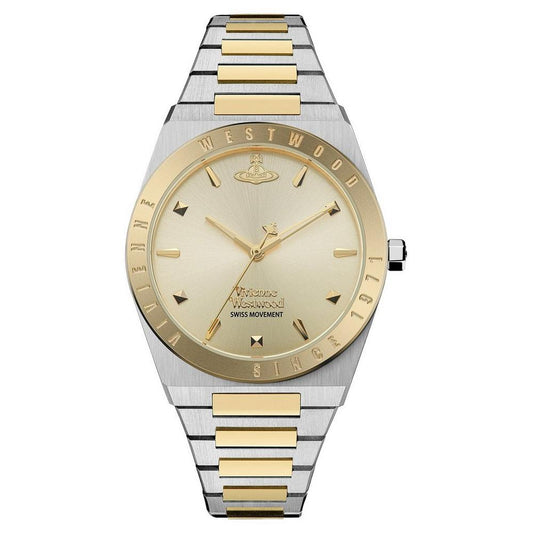 Vivienne Westwood Charterhouse 39.5mm Stainless Steel and Yellow Gold Tone Ladies Watch - New with Box - RRP £290
